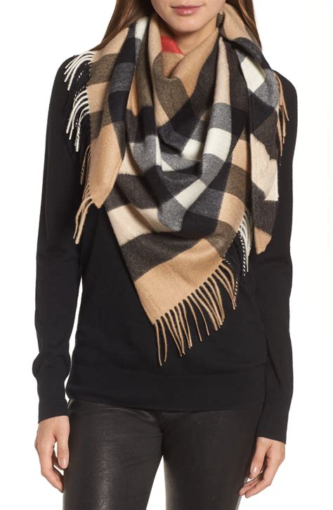 burberry cashmere scarf sydney|burberry check cashmere scarf sale.